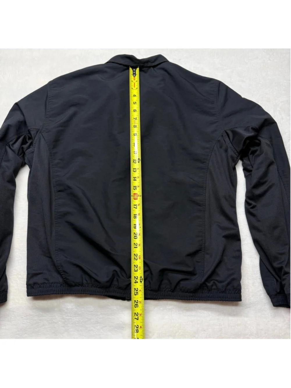 Men's Decathlon Domyos Black Windbreaker Jacket Mesh Lining XL